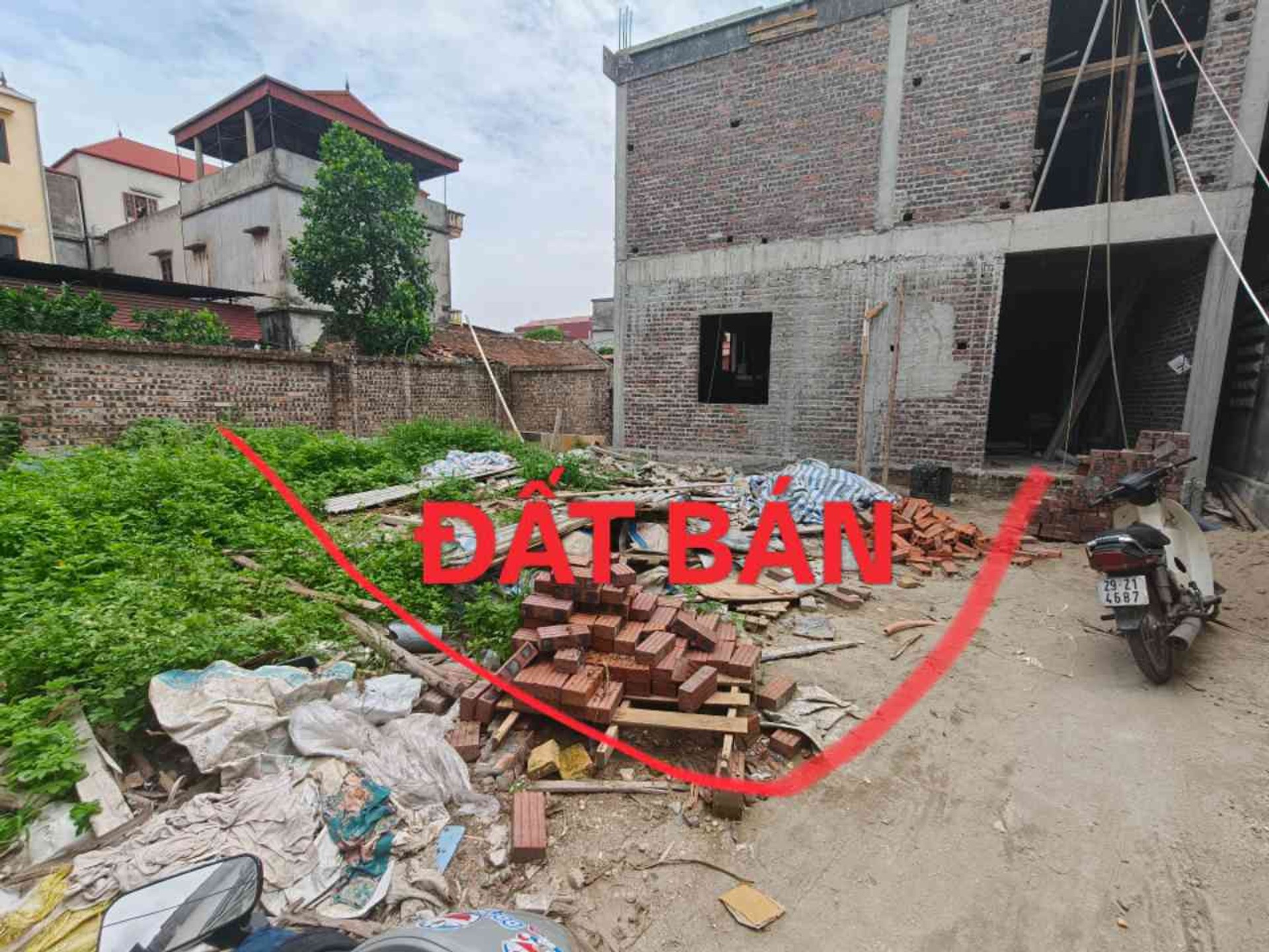 Bán đất 44,3m2 tại Xóm Tây, Tam Sơn, Từ Sơn, Bắc Ninh, mặt tiền 5,1m, pháp lý cơ sở