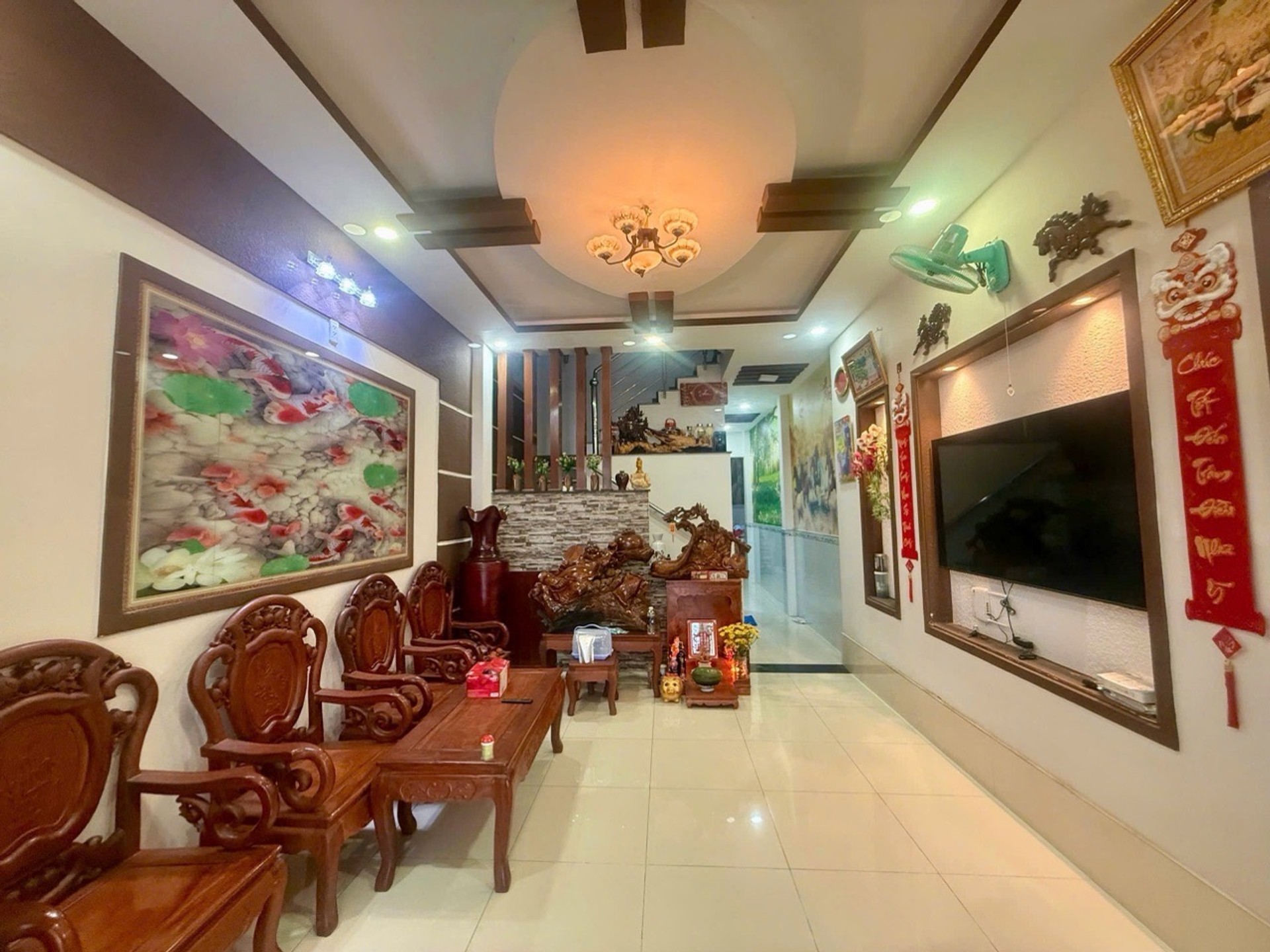 Nhà riêng 3 tầng sang trọng tại phường Trường Thạnh với không gian sống đẳng cấp