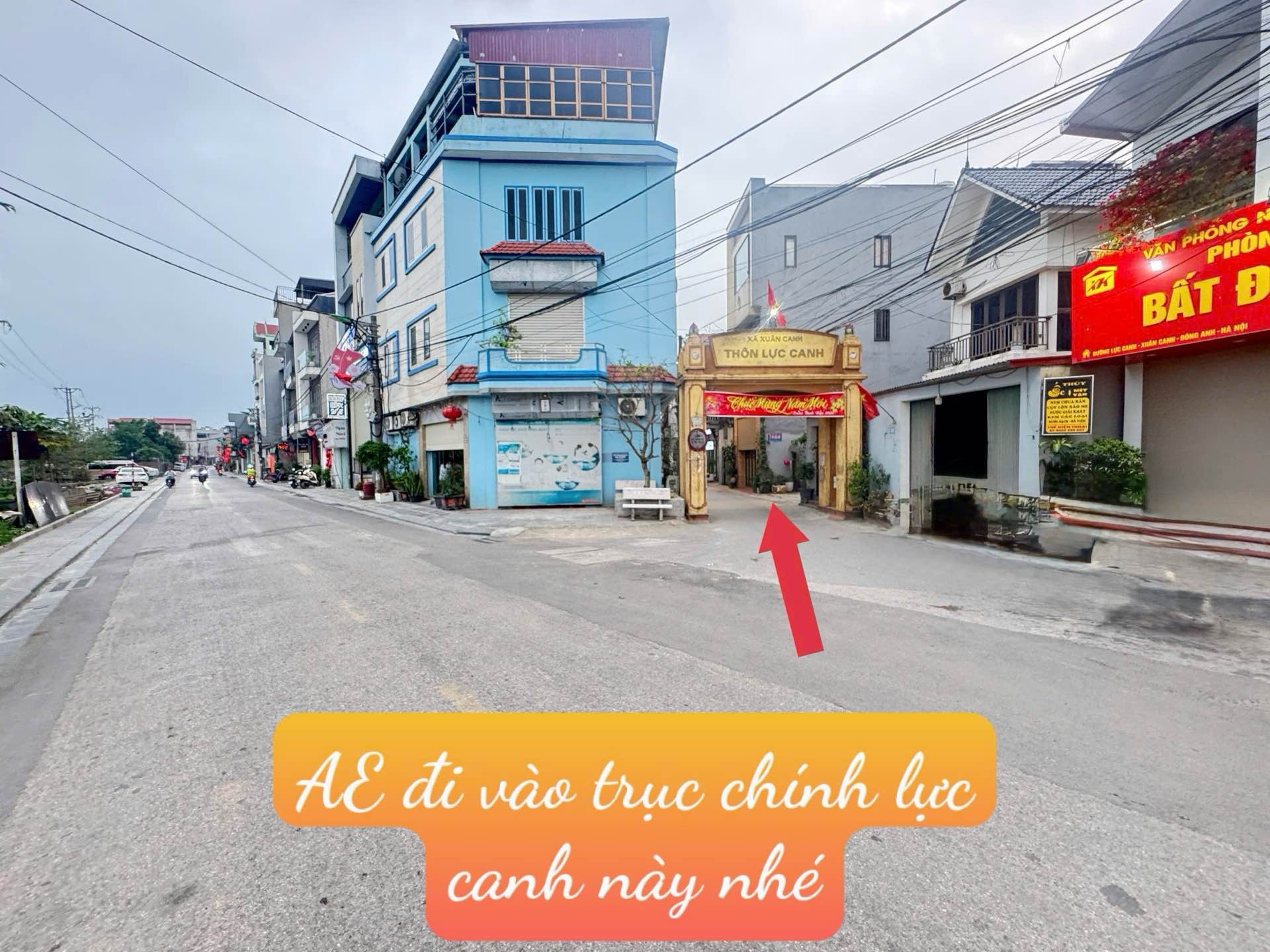 Bán đất Lực Canh Đông Anh mặt tiền 5.5m, giá tốt