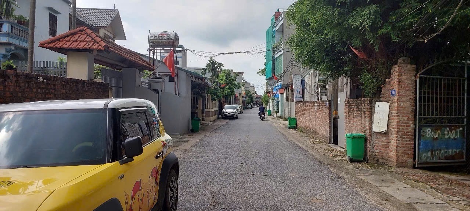 Bán đất lô góc 109m² mặt tiền 5.3m đường kinh doanh Tân Trại Sóc Sơn Hà Nội