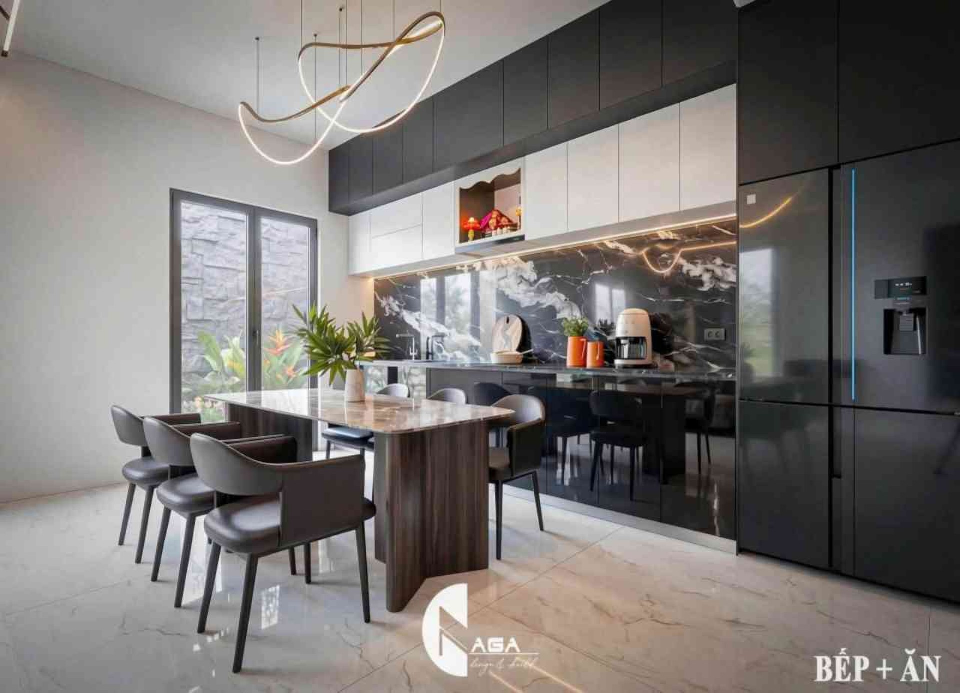 Nhà riêng 3 tầng hiện đại 4PN hướng Tây Bắc tại khu dân cư yên tĩnh