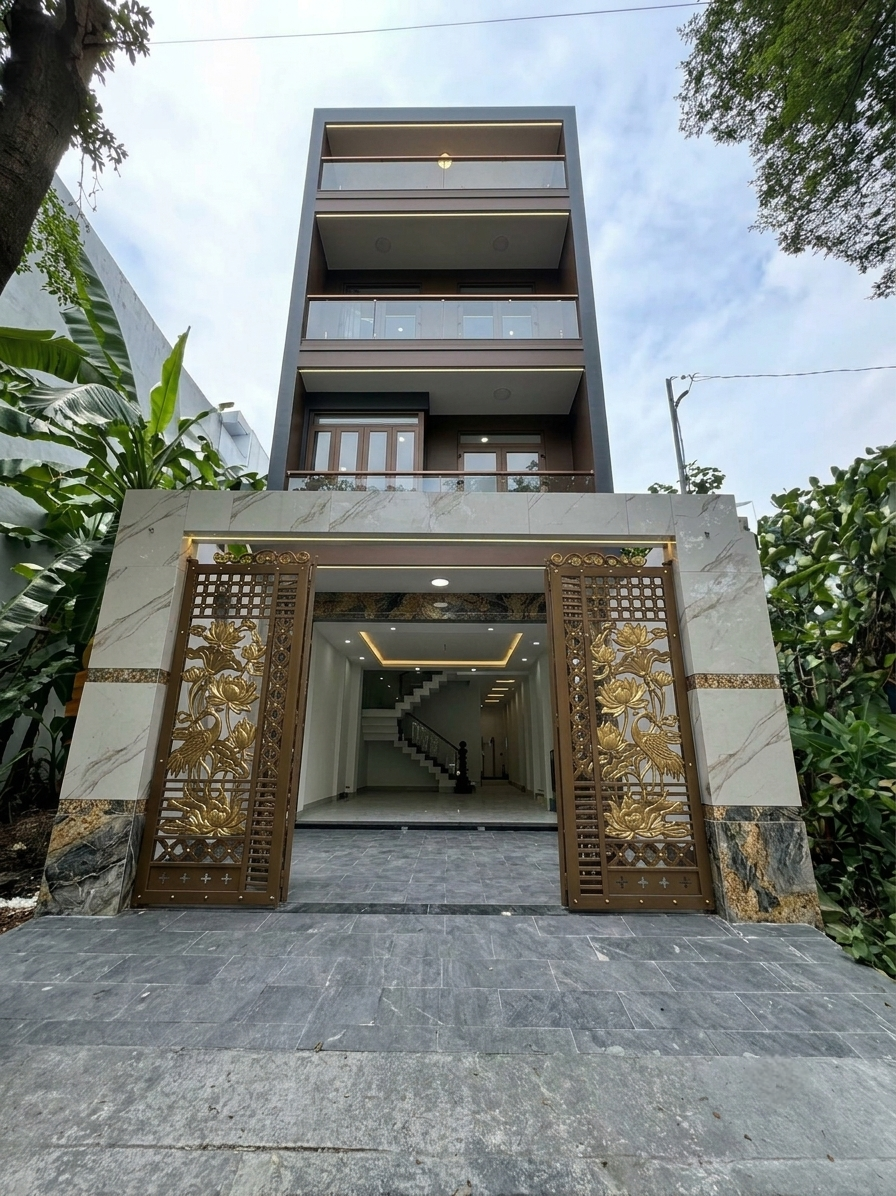 BÁN NHÀ MẶT PHỐ MỚI ĐEP 120m², 4 TẦNG, PHẠM THẾ HIỂN P.BÌNH ĐÔNG Q.8, ĐƯỜNG NHỰA 10m, NHỈNH 9 TỶ