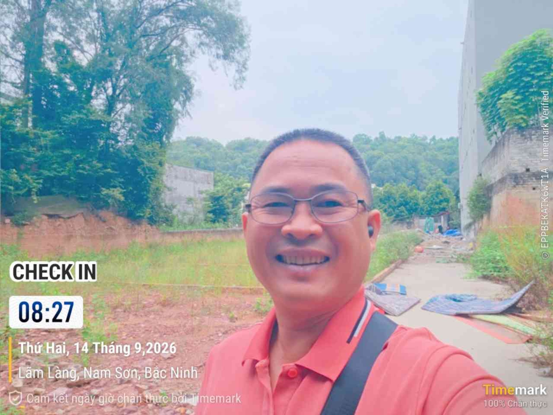 Bán đất thổ cư xã Vân Dương, diện tích 55.1m², mặt tiền 4.6m, đường ô tô tránh rộng 13m