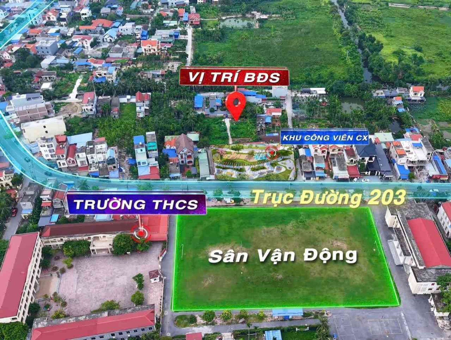Cơ hội vàng sở hữu đất vị trí chiến lược sát đường liên tỉnh 203 Lâm Động