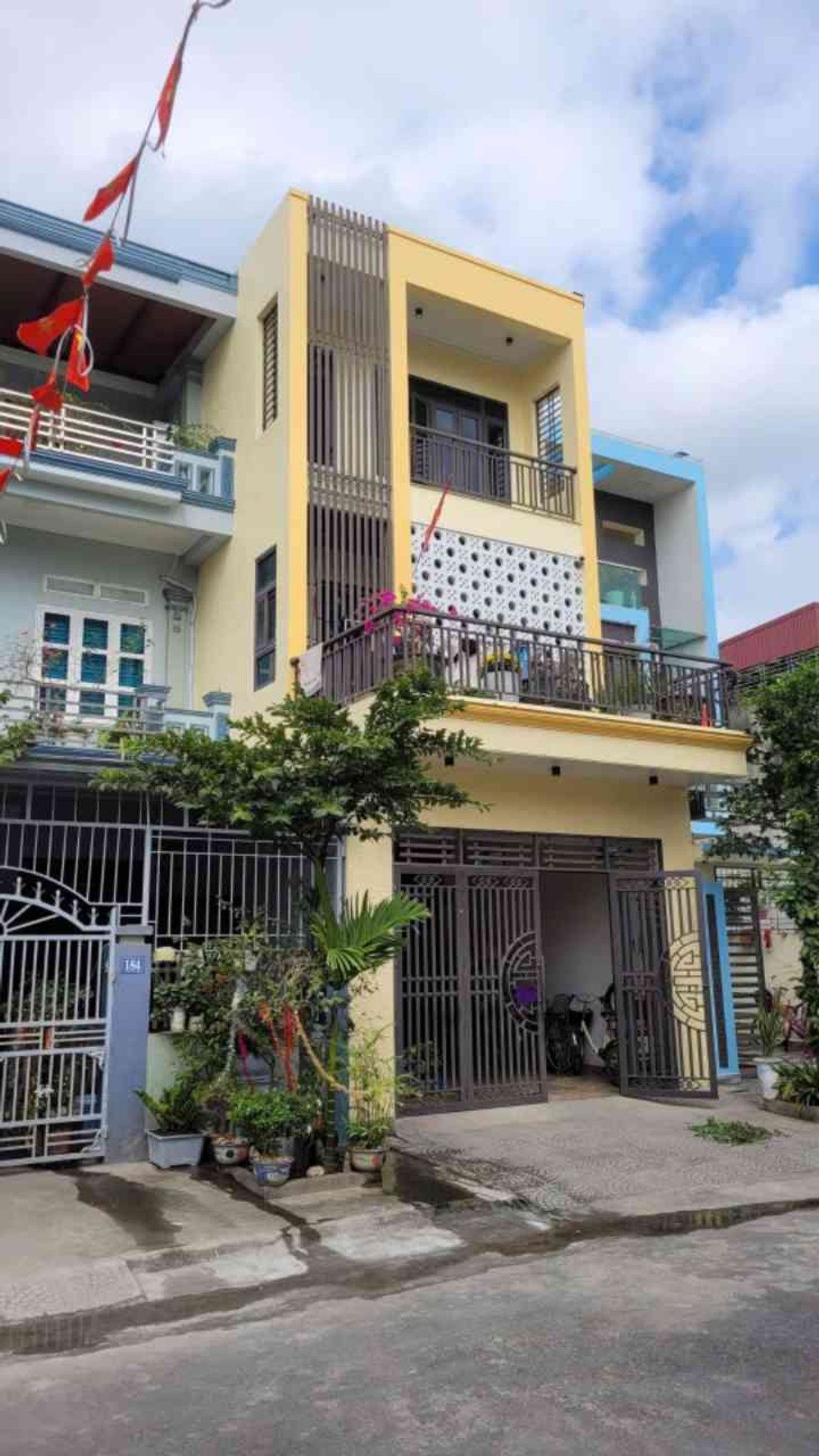 Bán nhà mặt phố An Hòa An Dương 100m2 4 tầng mặt tiền 5m hướng Đông Nam