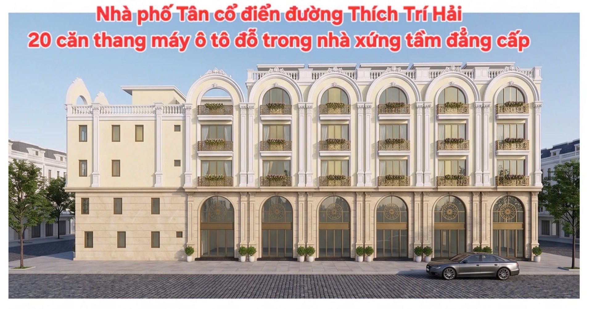 Nhà 5 tầng hiện đại với thang máy nhập khẩu tại khu nhà ở cao cấp Hà Nội