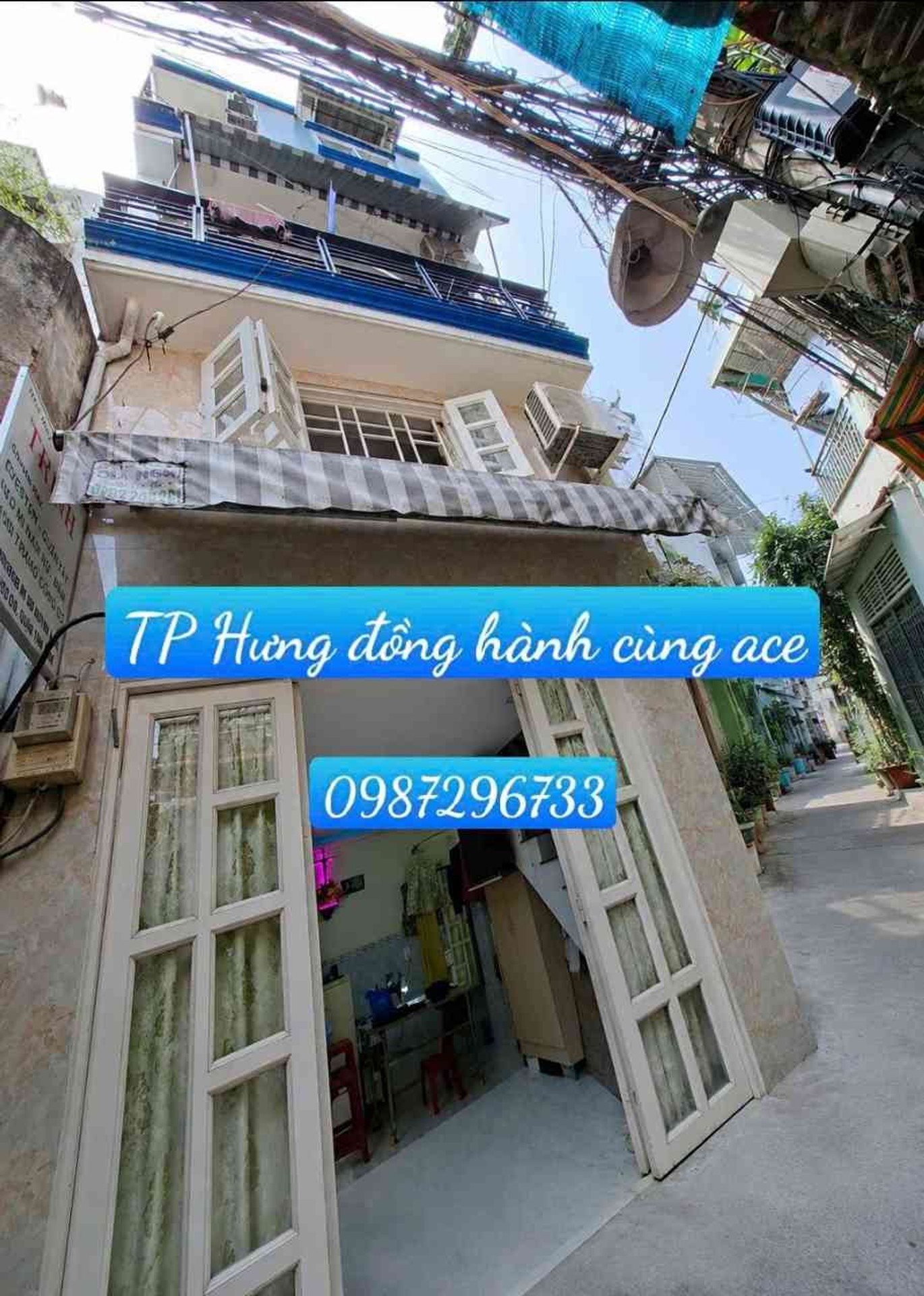 Nhà 4 Tầng Hẻm Thông, Giá Tốt tại Tân Bình