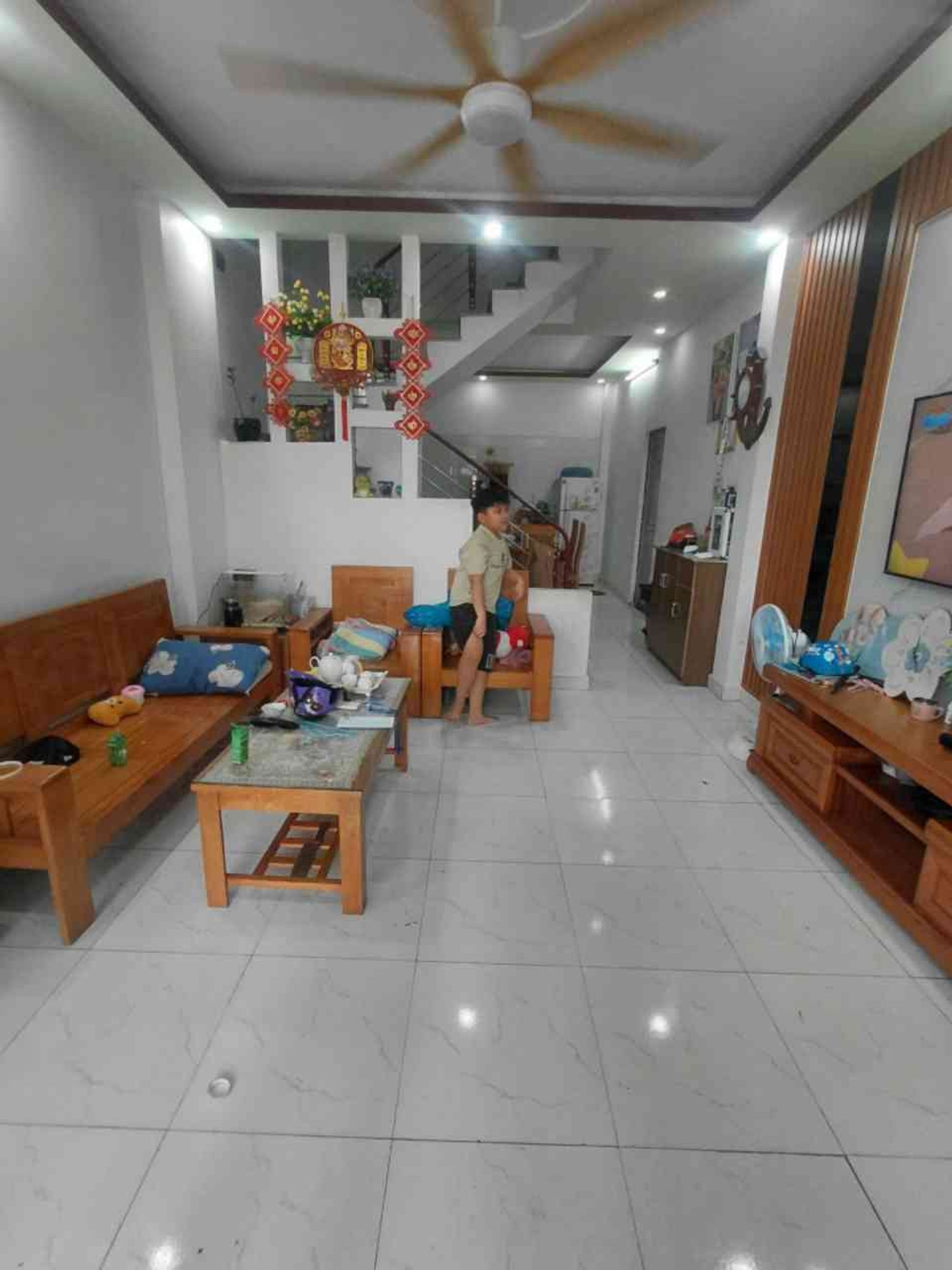Nhà lô góc 3 tầng siêu tiện nghi tại Nam Phong, Đằng Hải