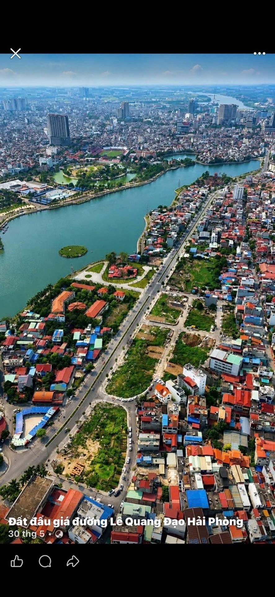 Đất mặt tiền 5m ngay khu tái định cư Đông Khê 2