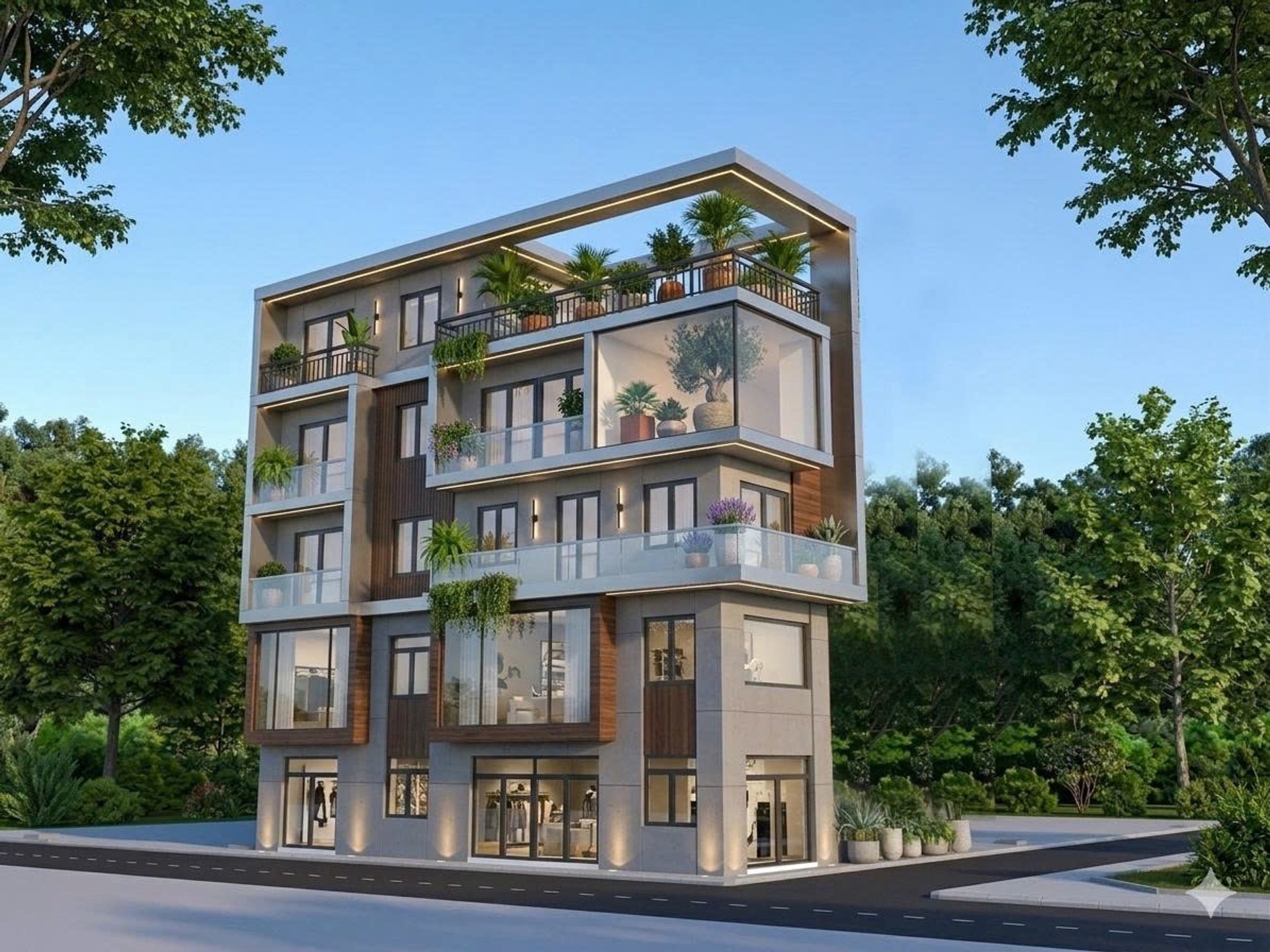 Nhà mặt phố 5 tầng, mặt tiền rộng 18m, địa thế đắc địa quận trung tâm