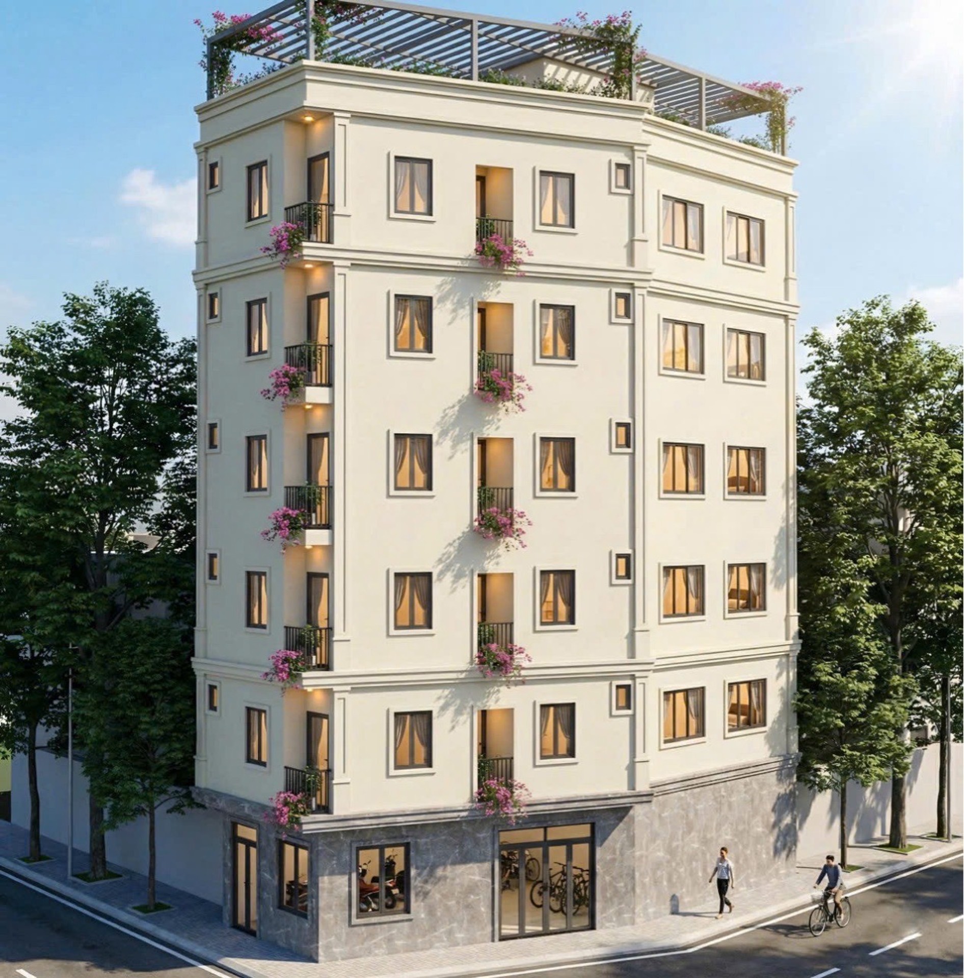 Bán chung cư mini 6 tầng thang máy tại Lai Xá, 84m2, 20 phòng full đồ khép kín gần đh công nghiệp H