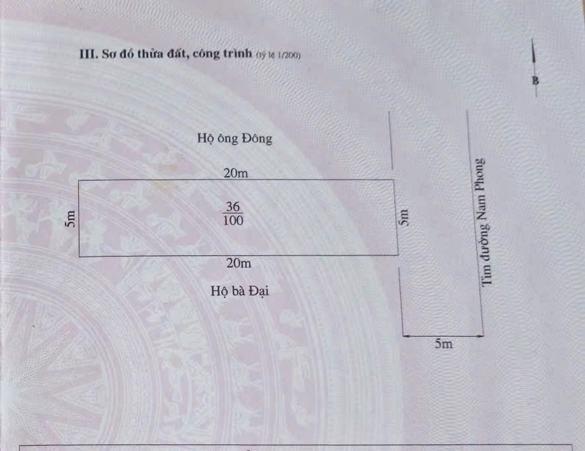 Bán đất nền mặt đường Nam Phong, Đông Hải, Hải Phòng diện tích vuông vắn 100m2