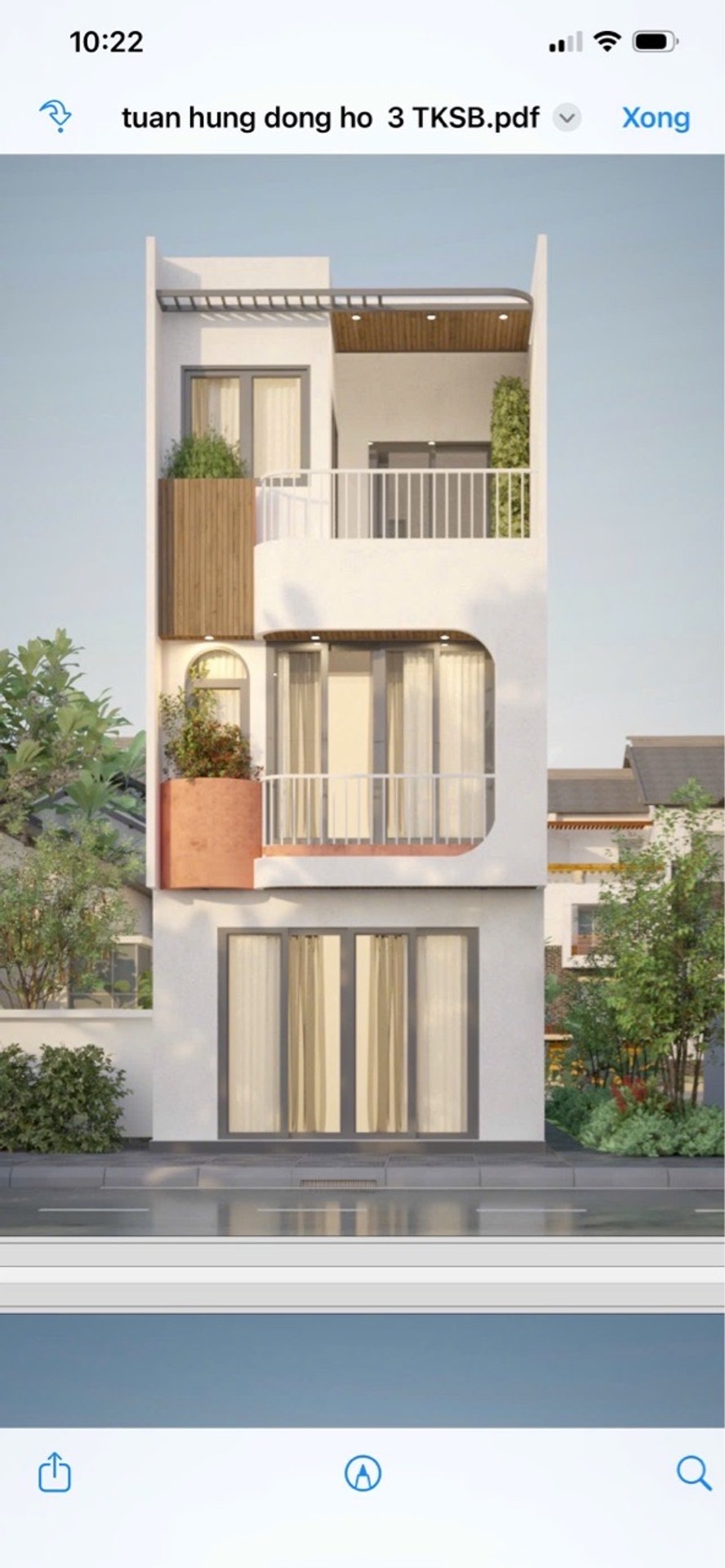 Nhà riêng lô góc hiện đại diện tích 52,3m² tại khu vực Hồng Thái