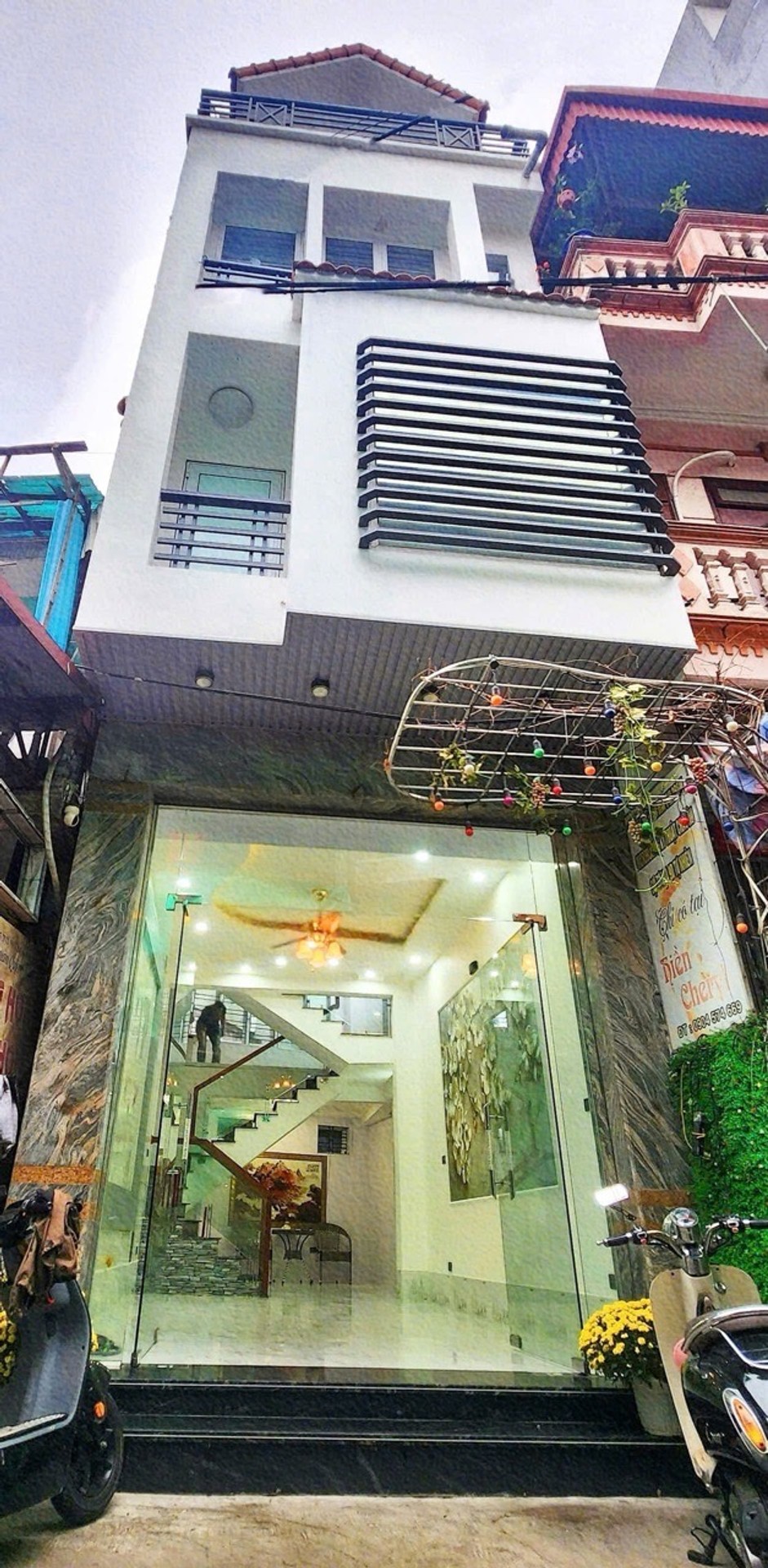 Nhà mặt phố kinh doanh sầm uất ngay khu chợ Cầu Cáp Lán Bè, Bắc hướng