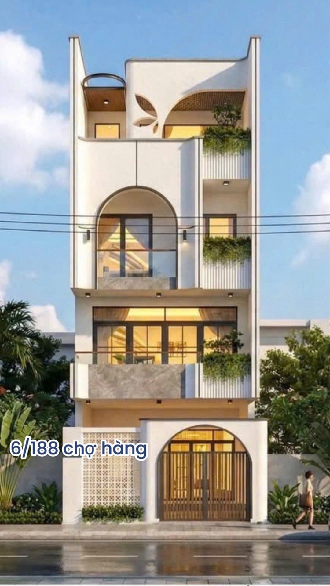 Nhà 4 tầng mặt ngõ 188 chợ, vị trí đắc địa, hoàn thiện nội thất hiện đại