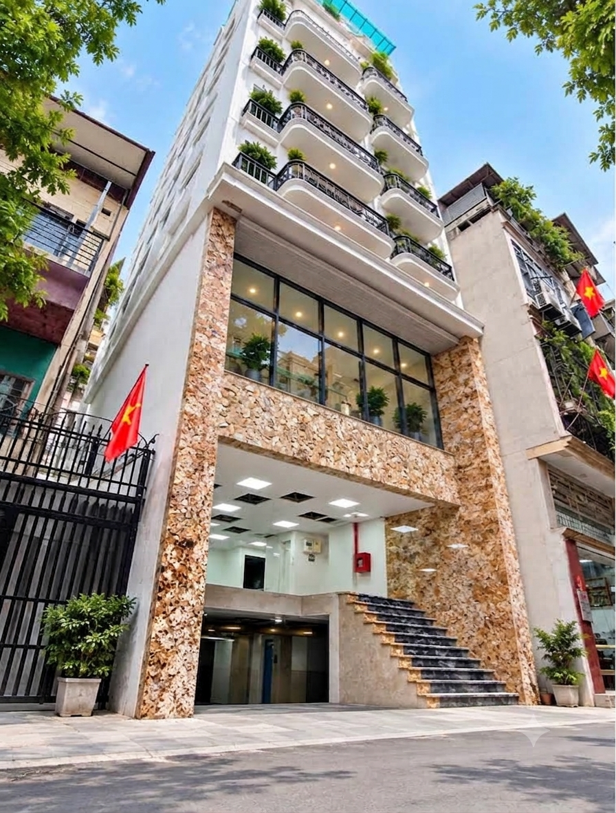 MẶT PHỐ LÔ GÓC - TÒA CHDV KHU TRUNG TÂM ĐỐNG ĐA, THANG MÁY, Ô TÔ, 78m x 9 tầng, MT 6.4m