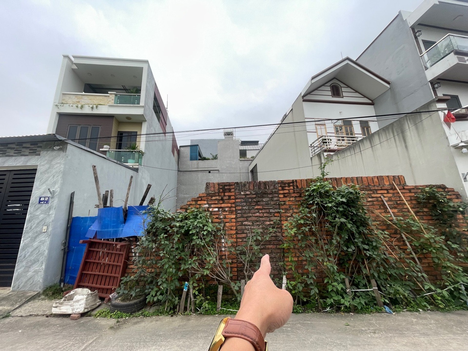 Bán đất Phú Minh Sóc Sơn diện tích 164m2 mặt tiền 9.1m gần sân bay Nội Bài pháp lý có sổ