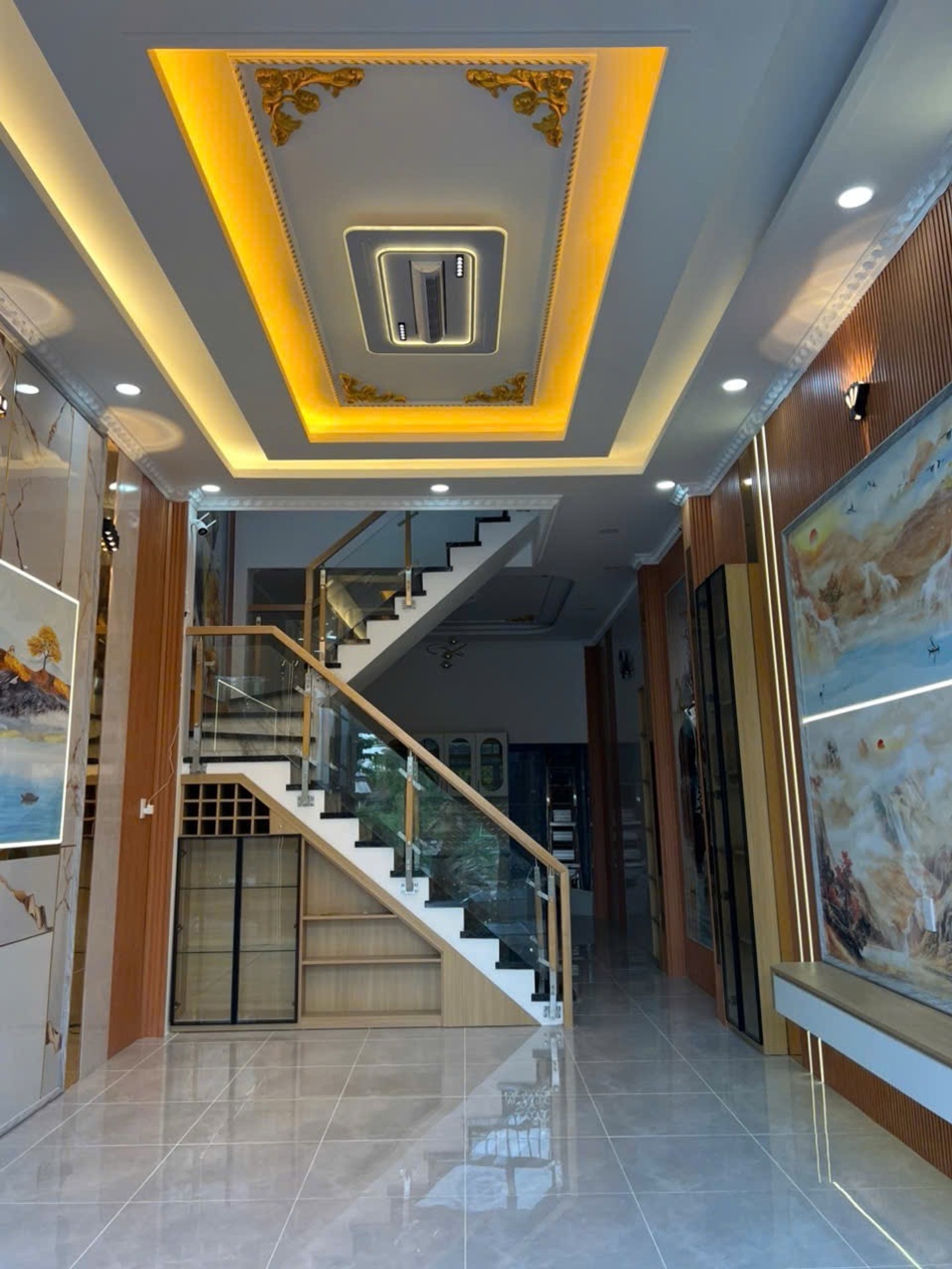 NHÀ HẺM XE HƠI THẲNG MỘT TRỤC - ĐI BỘ RA CHỢ ĐÔNG THẠNH - 4X17M - 2 TẦNG - TIỆN XÂY MỚI - GIÁ CHỈ