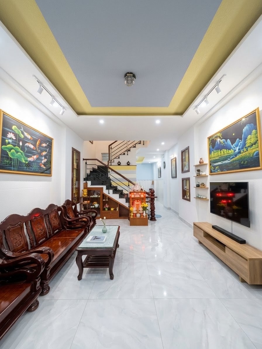 Nhà Tân Bình - Lạc Long Quân, 3 tầng ở ngay - KD nail, spa …, ngang hơn 4m - dài 14m - hơn 8 tỷ.