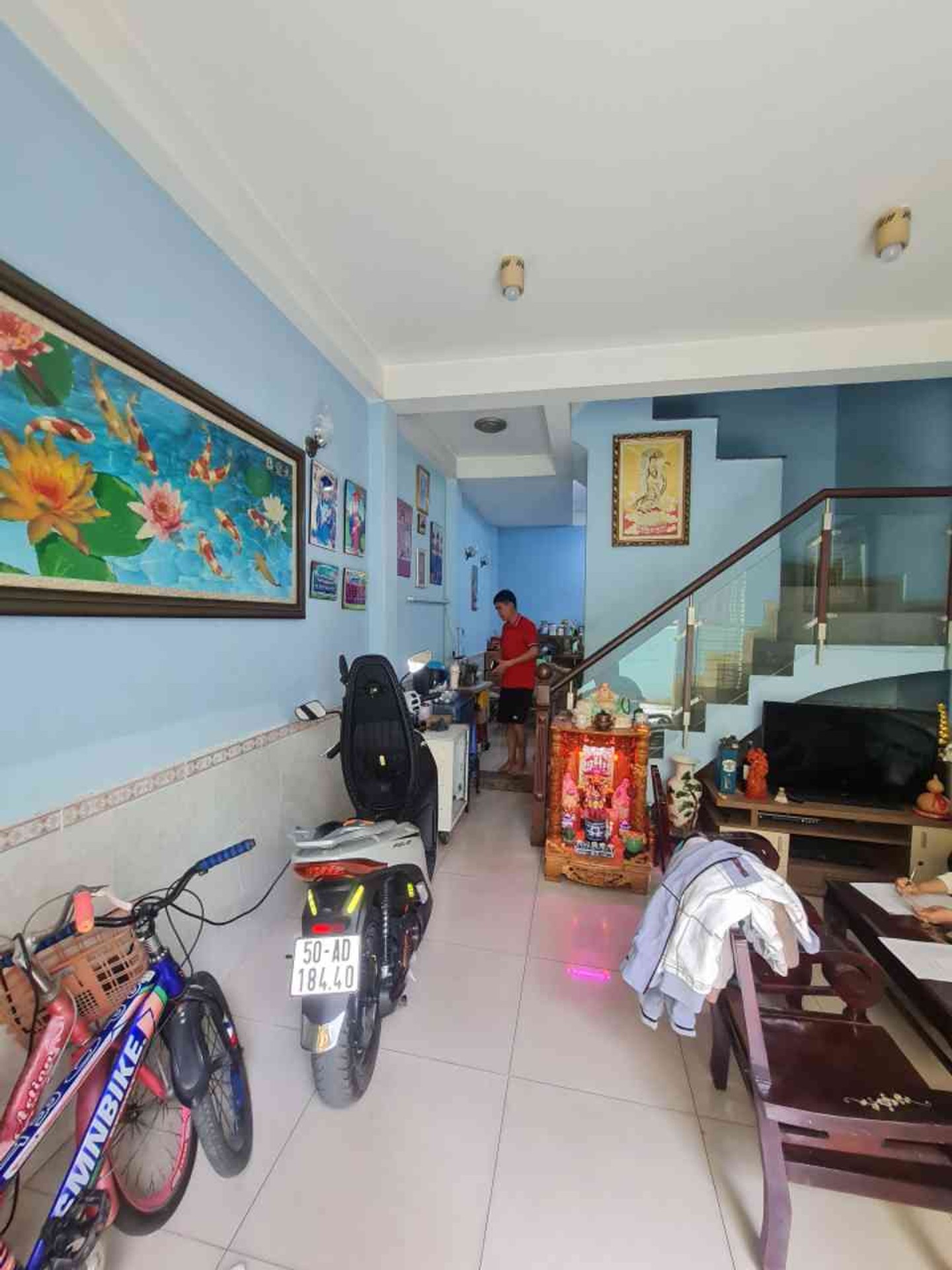 Nhà 4 tầng 5PN tại Nơ Trang Long giá 6,6 tỷ, hẻm rộng ô tô vào dễ