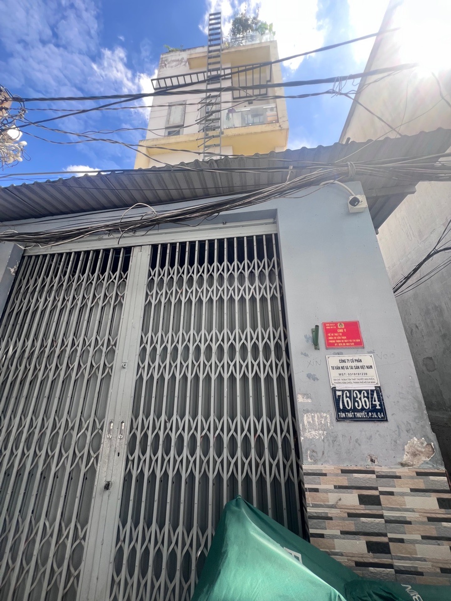 Căn hộ dịch vụ 5 tầng thu nhập 50 triệu/tháng tại Quận 4