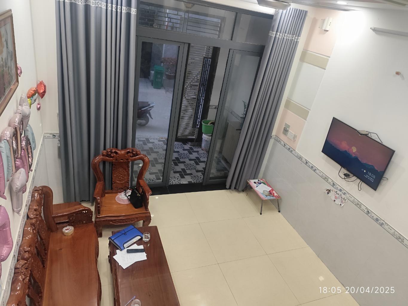 Nhà 4 tầng kiên cố, 4 phòng ngủ, vị trí gần mặt tiền Thạnh Xuân 25, Quận 12