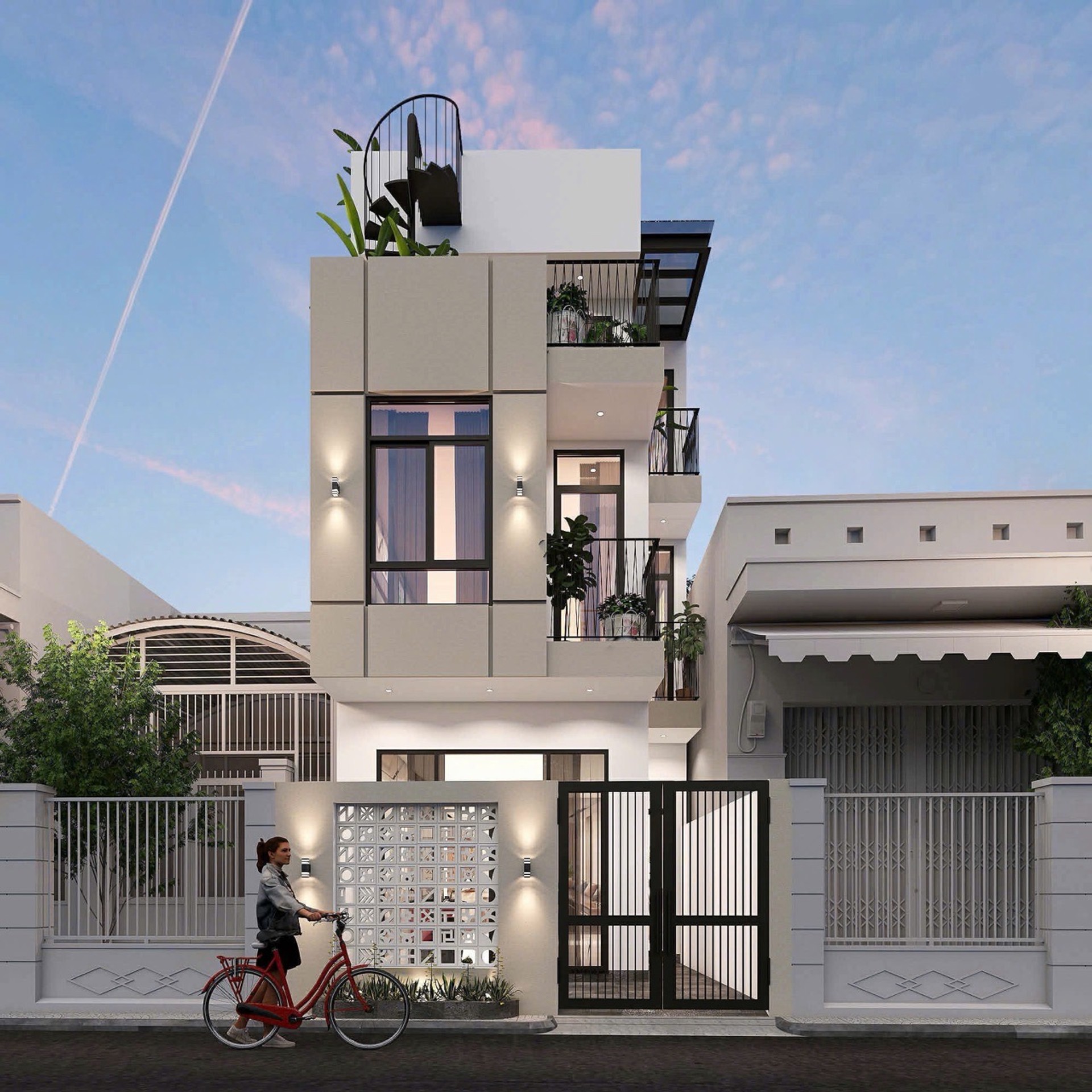 Nhà riêng 3 tầng kiên cố gần đại học Văn Lang, diện tích 62m²