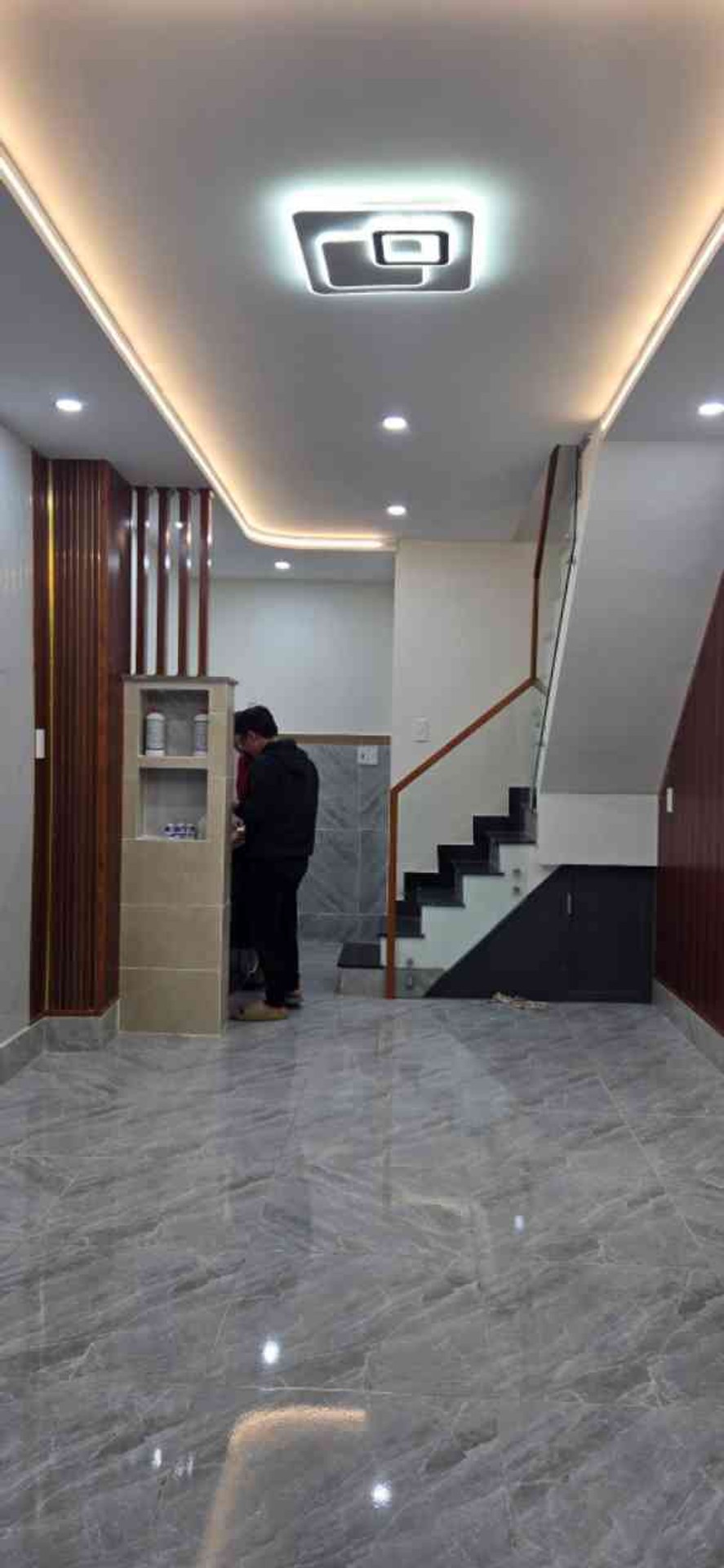 Nhà 2 tầng mới, 22m2, hẻm 3m gần cầu Hậu Giang Quận 6