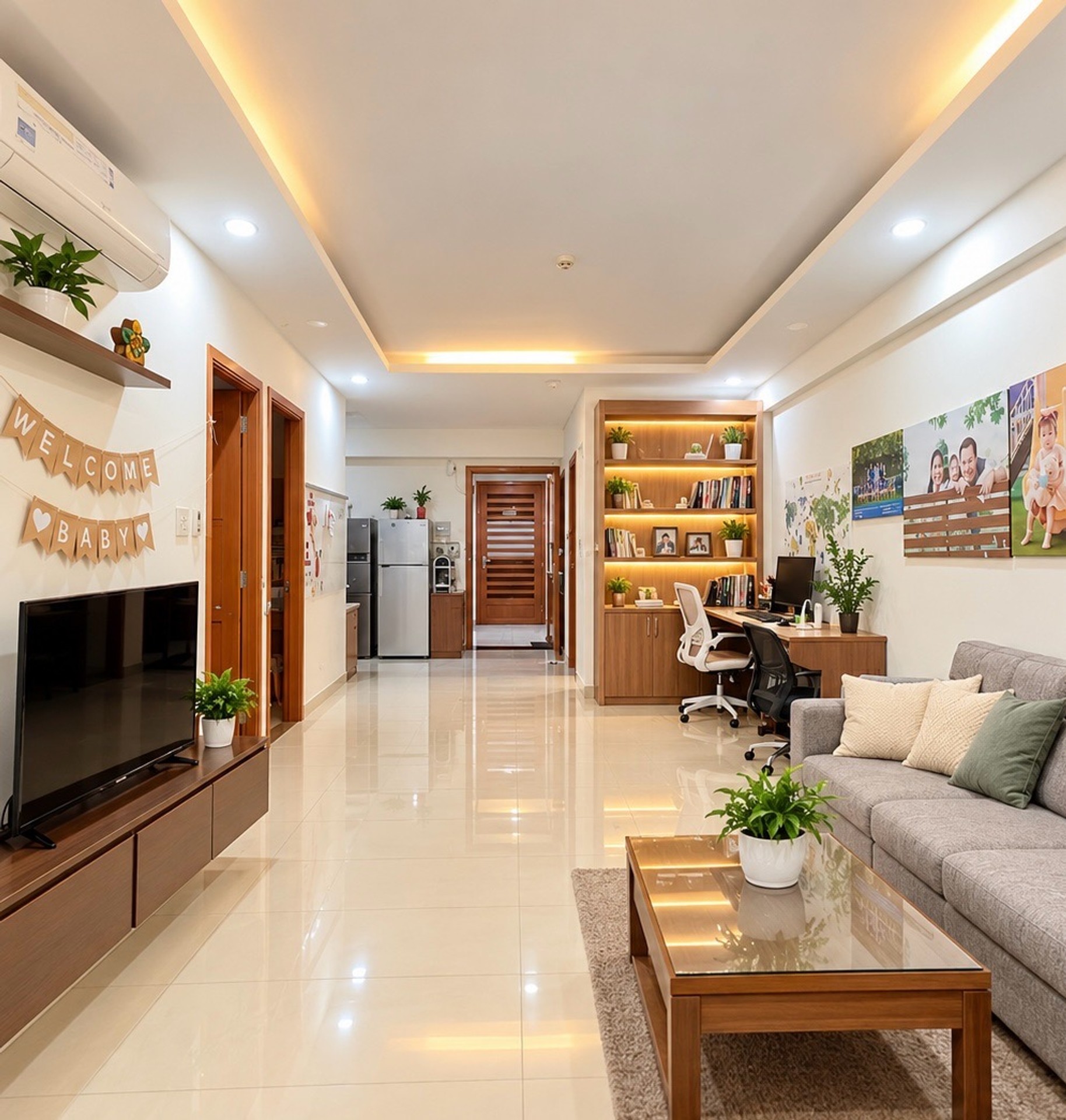 Căn hộ chung cư 2 phòng ngủ tại khu vực gần chợ Thủ Đức, giá hợp lý