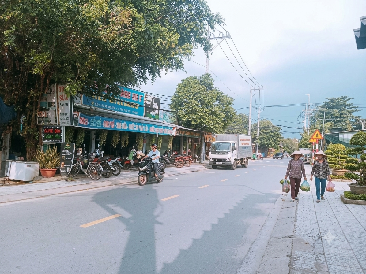 Đất thổ cư 130m2 mặt tiền đường lớn, thuận tiện kinh doanh tại xã Xuân Thới Sơn