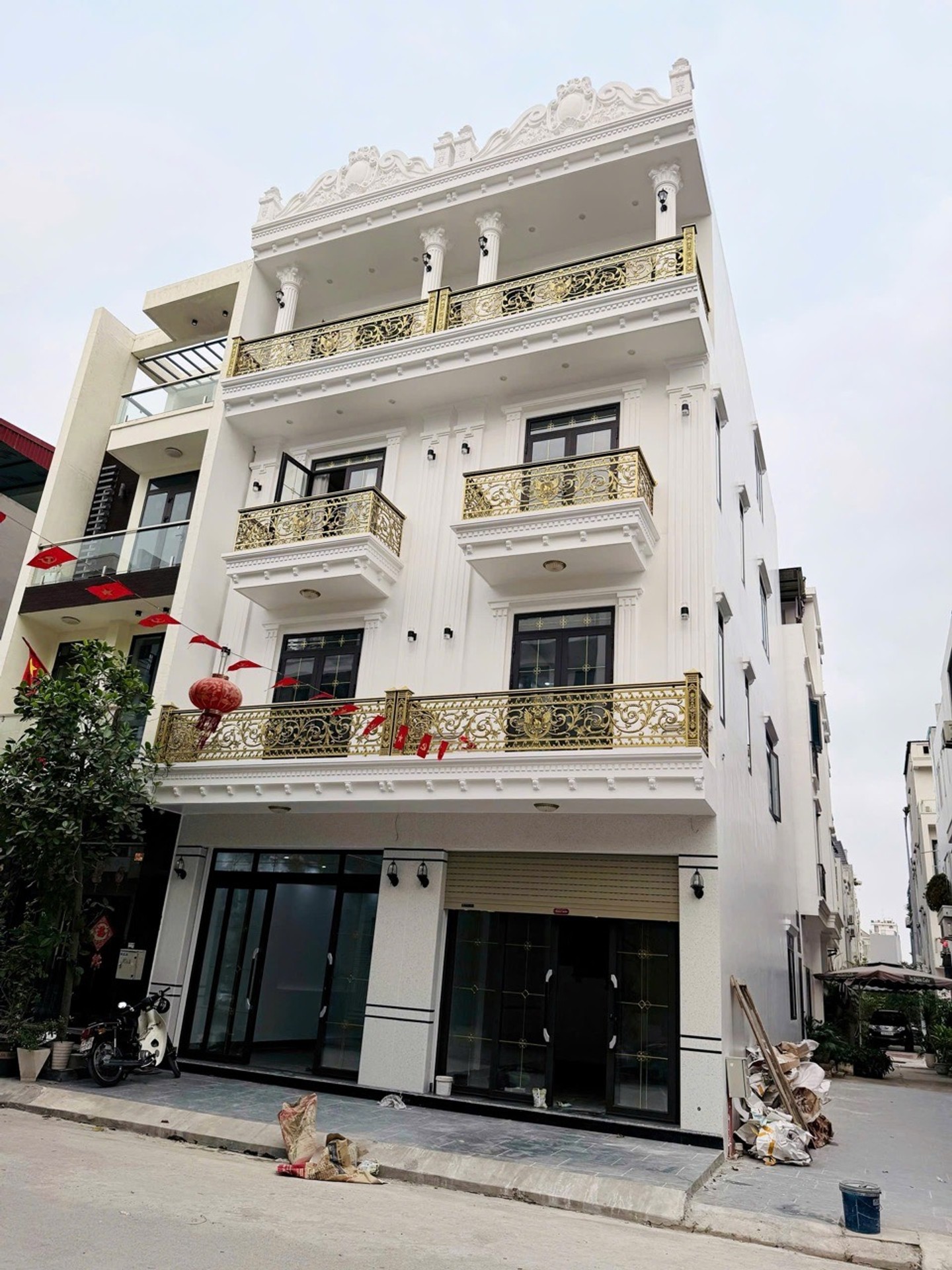 Nhà Mặt Phố Lô Góc Xẻ Khe 3 Mặt Thoáng Tại Khu Phân Lô Thượng Lý, Sở Dầu