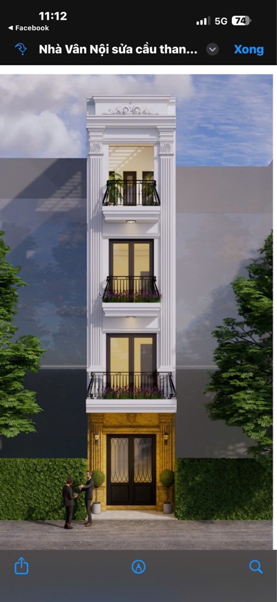 Nhà 4 tầng đẹp Vân Nội, gần cầu Nhật Tân, ô tô đỗ cửa đường thông chỉ 5,1 tỷ