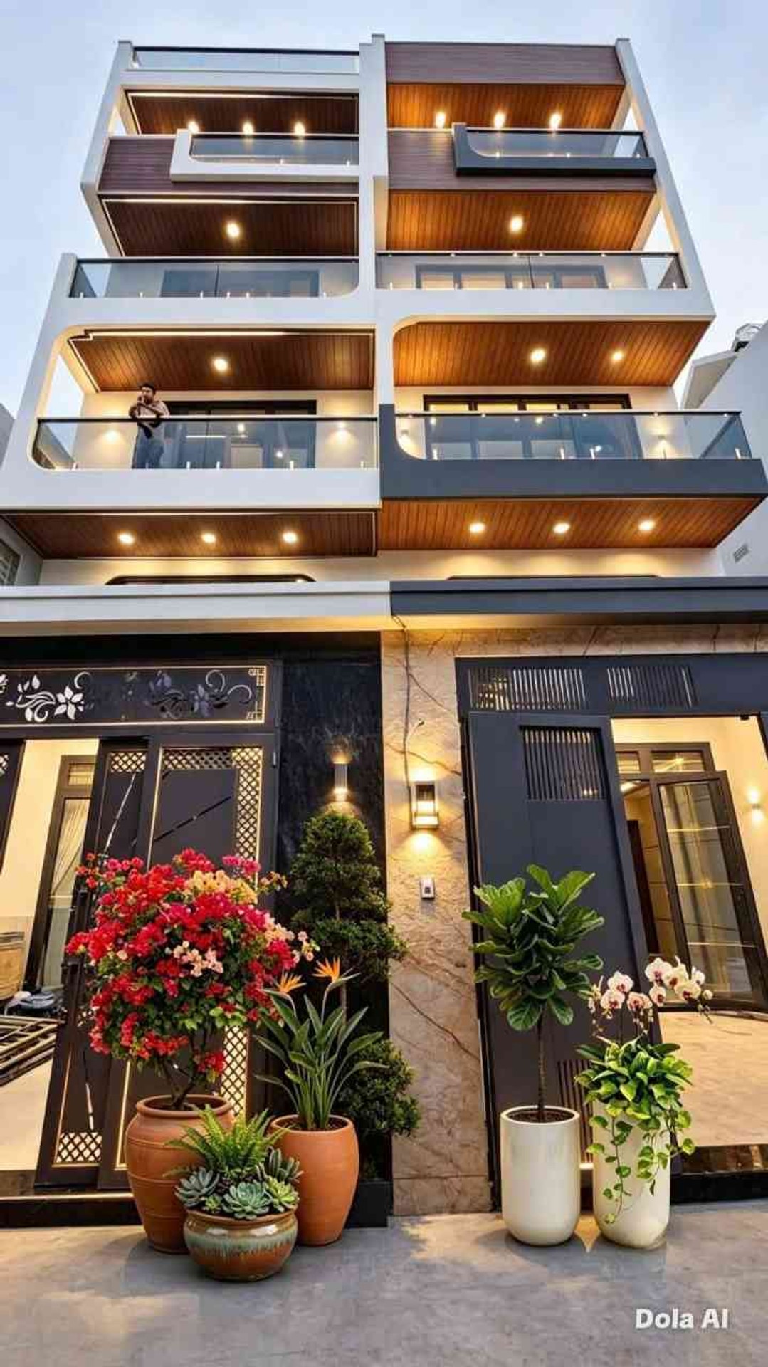 🏡B.án Nh.à MỚI KENG Q.6 gần chợ Phú Lâm – HẺM XE HƠI – NGANG 5M x 15M - 5 tầng - thiết kế hiện đại