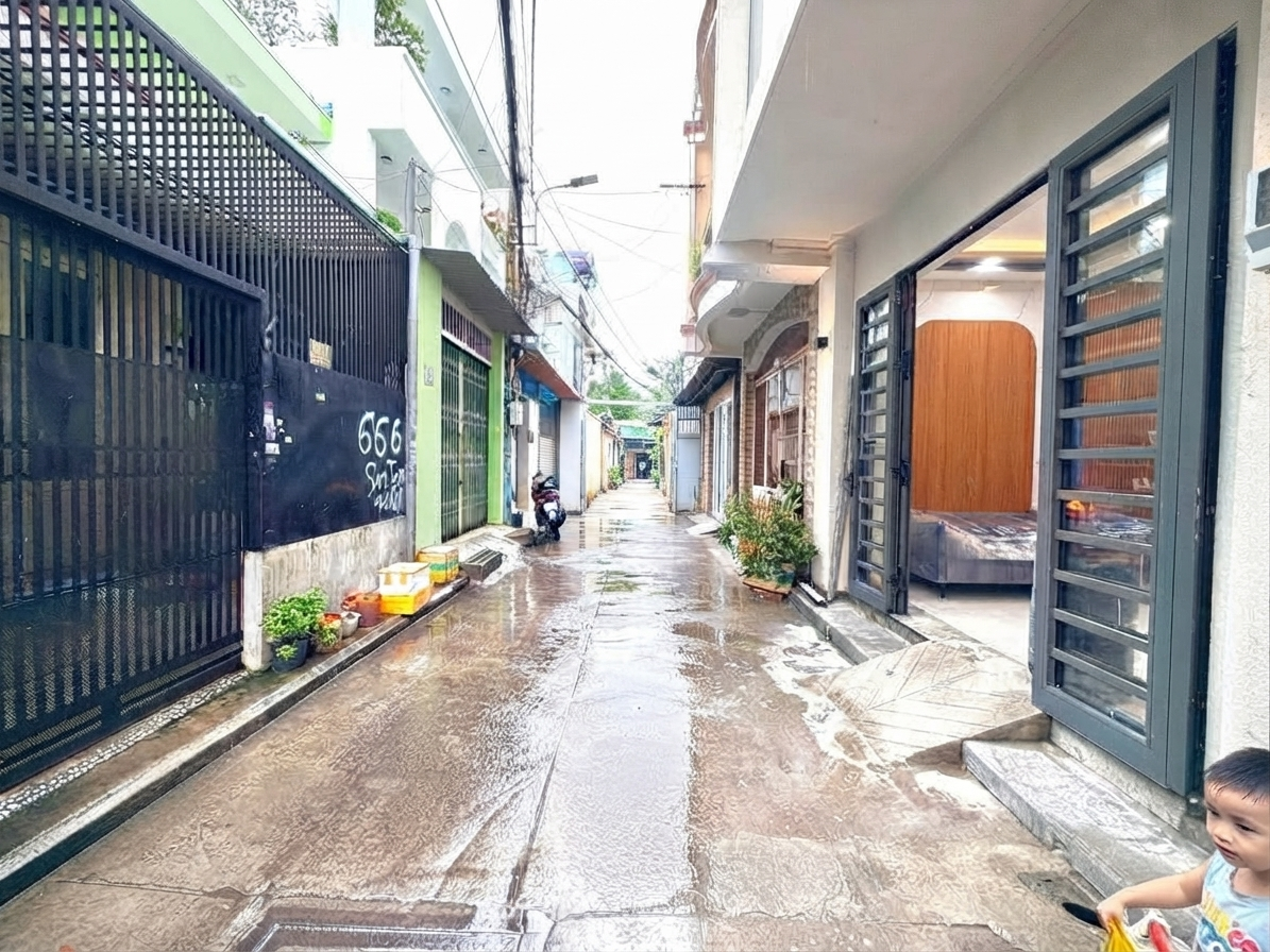 Nhà Bờ Bao Tân Thắng sát AEON ,3 tầng, mới xây , 5,75 tỷ