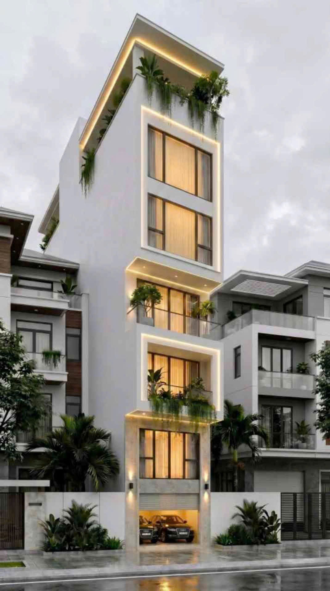 NHÀ MẶT PHỐ HỒNG TIẾN 8 TẦNG THANG MÁY SỊN 💲 26,5TY