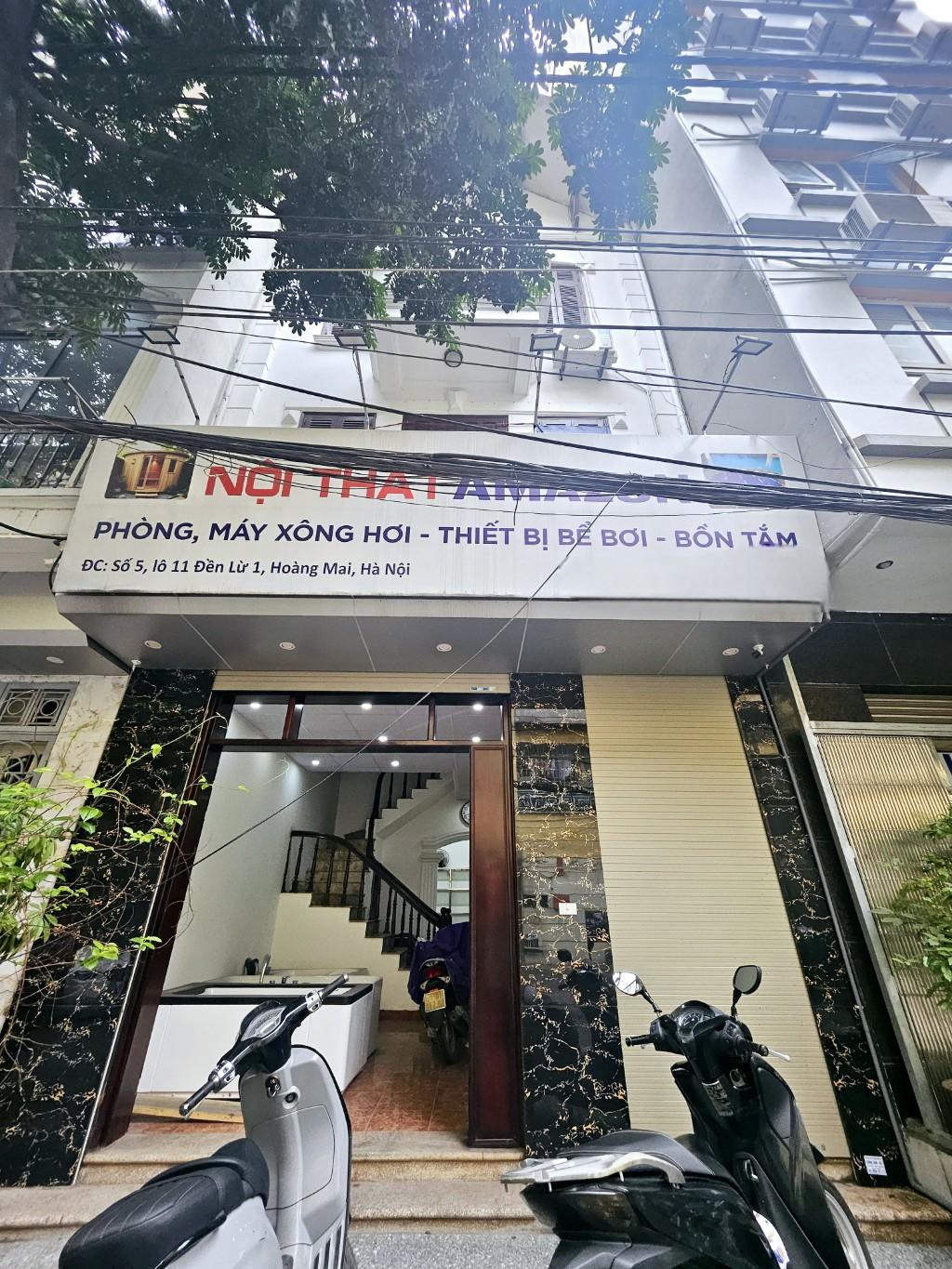 Bán nhà mặt phố Đền Lừ 1, Hoàng Mai, 3 tầng, ô tô vào nhà, kinh doanh sầm uất